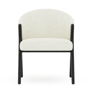 Bisou Armchair / White Boucle